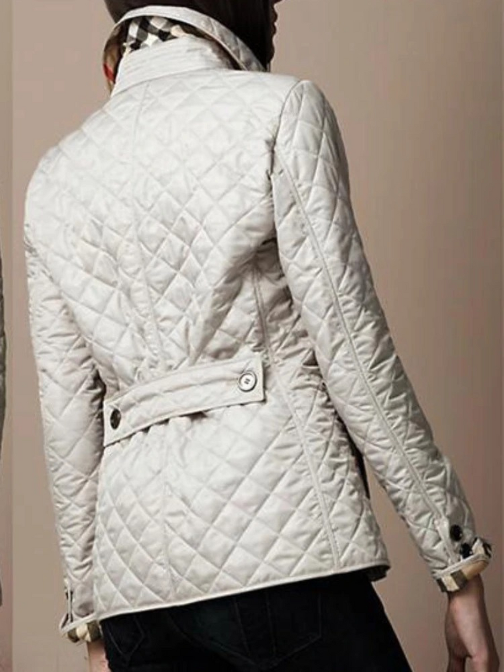 Elaris Women's Quilted Jacket Turn Down Collar Lightweight Coat