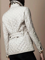 Elaris Women's Quilted Jacket Turn Down Collar Lightweight Coat