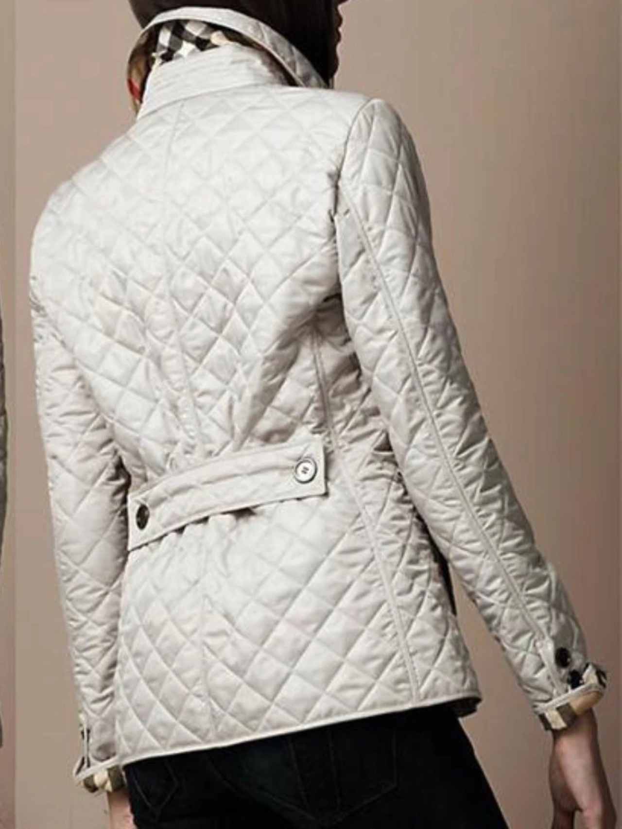 Elaris Women's Quilted Jacket Turn Down Collar Lightweight Coat