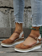 Lunessa Comfort Espadrille Sandals for Women Lightweight Summer Shoes