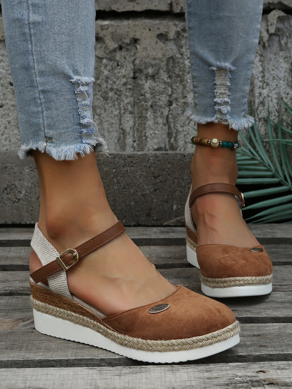 Lunessa Comfort Espadrille Sandals for Women Lightweight Summer Shoes