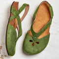 Eloria Comfort Slingback Sandals for Women Closed Toe Cross Strap