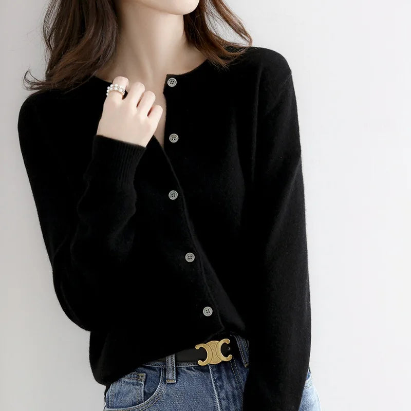 Willowmere Button Up Cardigan for Women Soft Knit Everyday Layer