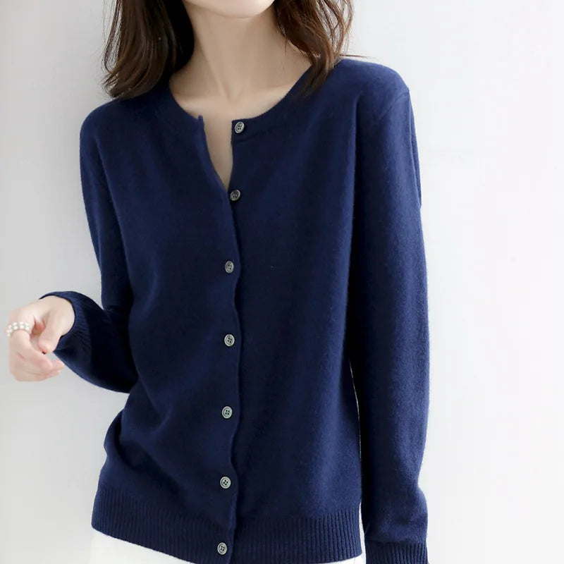Willowmere Button Up Cardigan for Women Soft Knit Everyday Layer