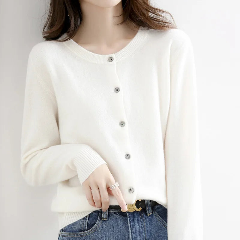 Willowmere Button Up Cardigan for Women Soft Knit Everyday Layer