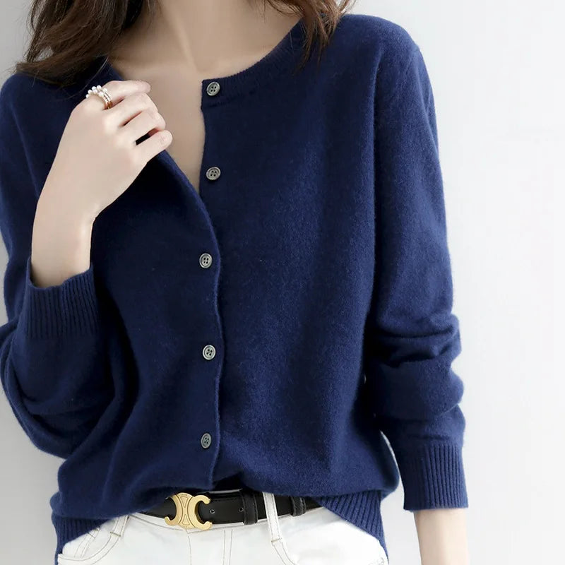 Willowmere Button Up Cardigan for Women Soft Knit Everyday Layer