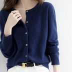Willowmere Button Up Cardigan for Women Soft Knit Everyday Layer