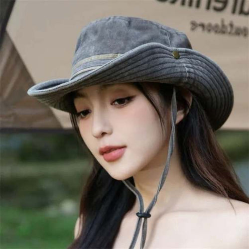BreezeGuard Women's Wide Brim Outdoor Sun Hat with Chin Strap